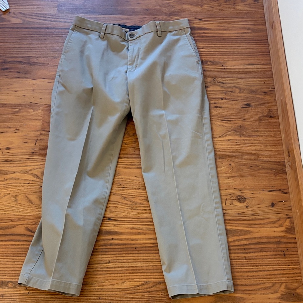 Dockers Men's Khaki Straight Leg Chinos - Light Tan 34 x 30